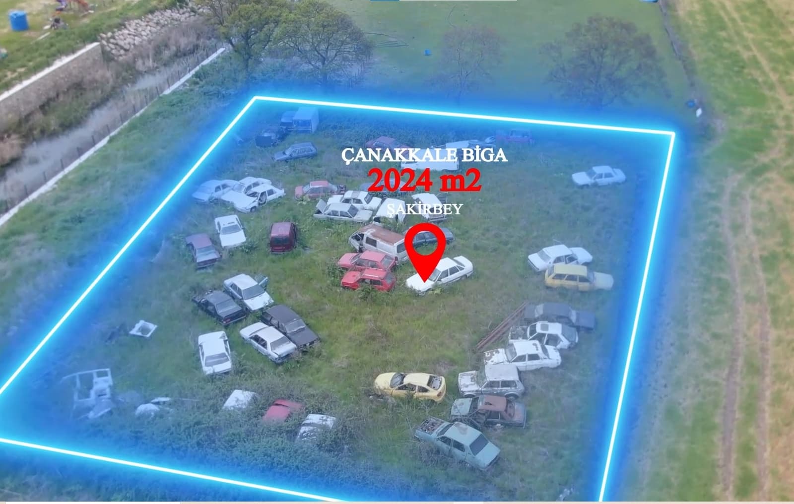 ÇANAKKALE BİGA ŞAKİRBEYDE 2.024 M² KUPON TARLA